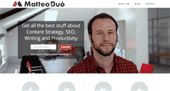 Desktop Screenshot of matteoduo.com
